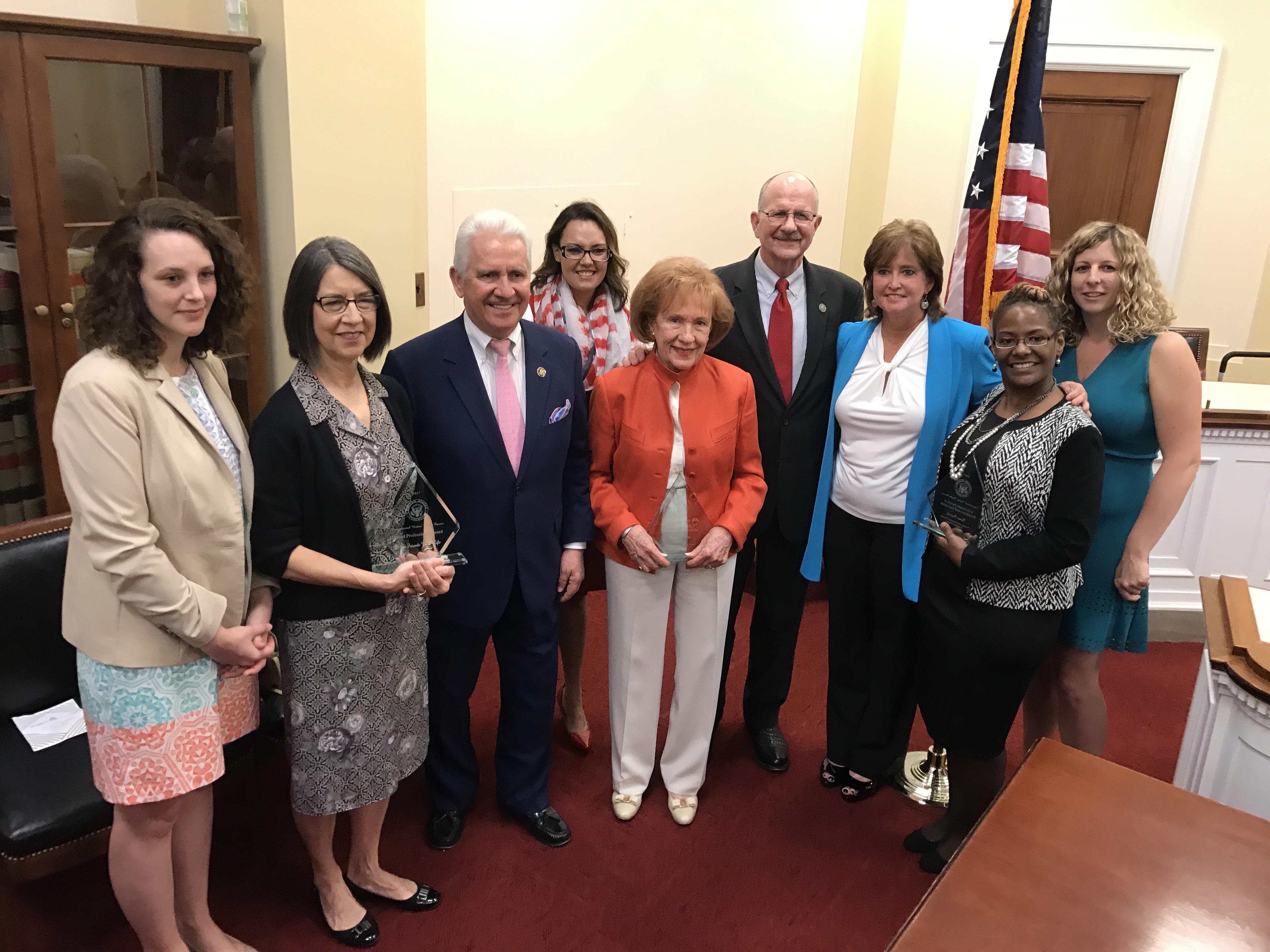 Award Recipients Congressional Victims' Rights Awards - April 5, 2017